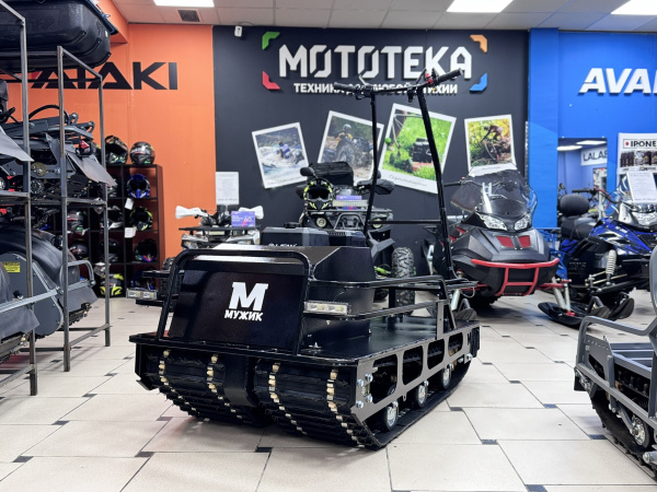 Мотобуксировщик Мужик LUXE М760 2-гусеничный. 1450. 22 л.с.. катковая. с реверсом. с электростартером. с подогревом - купить с доставкой, по выгодной цене в интернет-магазине Мототека