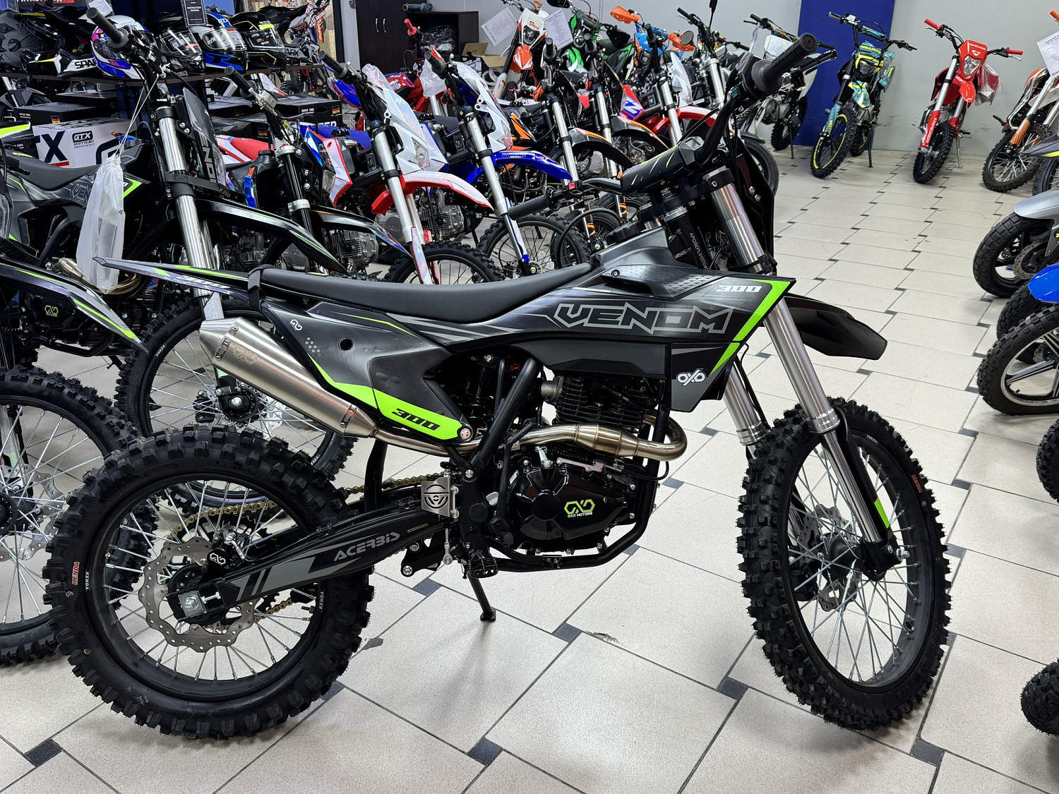 Техника в наличии! Мотоцикл кроссовый / эндуро OXO (Оксо) Venom 300 (GN-050)